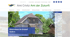 Desktop Screenshot of amt-crivitz.de